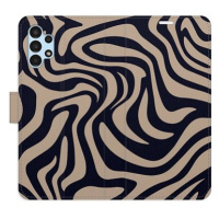 iSaprio Flip pouzdro Zebra Black 02 pro Samsung Galaxy A13 / A13 5G