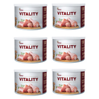 Akinu VITALITY Kuře jemně krájené konzerva pro psy 6 x 200 g