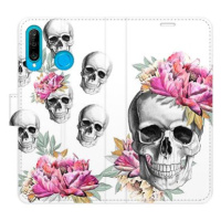 iSaprio flip pouzdro Crazy Skull pro Huawei P30 Lite