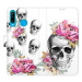 iSaprio flip pouzdro Crazy Skull pro Huawei P30 Lite