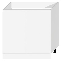 Kuchyňská skříňka Livia D80ZL bílý puntík mat