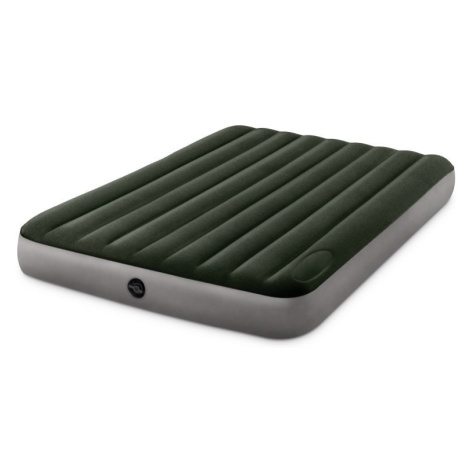 Intex 64763 Nafukovací postel Dura-Beam Downy Airbed 152x203cm s integrovanou nožní pumpou
