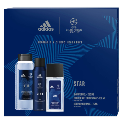 Adidas UEFA 10 vánoční kazeta 3 ks