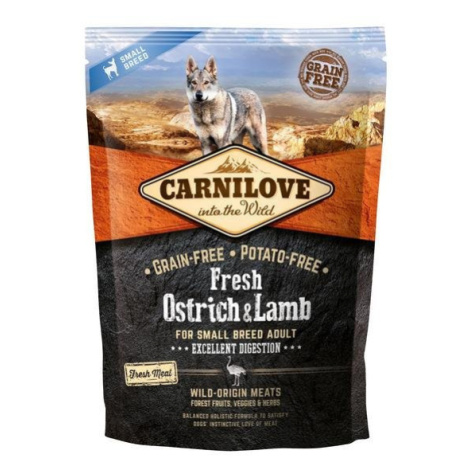 Carnilove Dog Fresh Ostrich & Lamb for small breed 1,5kg