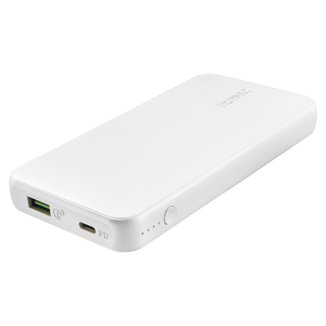 Tronic® Powerbanka 10 000 mAh, Usb-C PD, Usb-A Quick Charge™ 3.0 (bílá)