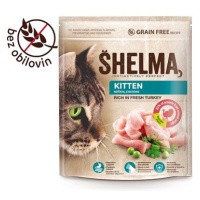 Shelma Junior bezobilné granule s čerstvým krůtím pro koťata 750 g