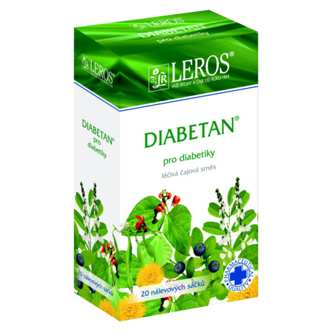 Leros Diabetan perorální léčivý čaj sáčky 20 ks
