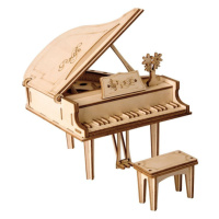 Robotime Rolife 3D Dřevěné piano TG402 74ks