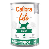 Calibra Dog Life  konzerva adult Duck With Rice 400g