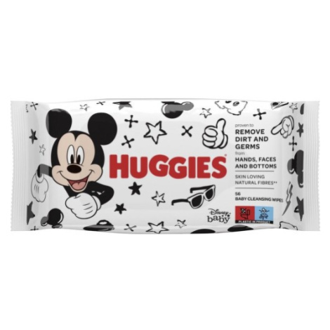 HUGGIES Mickey Mouse vlhčené ubrousky 56ks