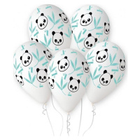 Premium Helium Panda a bambusové balónky, 13 palců / 5 ks.