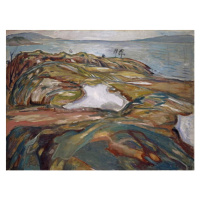 Obrazová reprodukce Coastal Landscape, Munch, Edvard, 40 × 30 cm