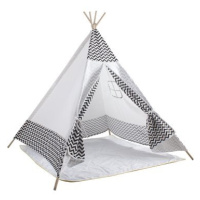 Aga4Kids Dětské Teepee ZigZag Bílý