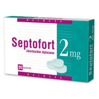 SEPTOFORT 2 mg Pastilky rozpustné v ústech 24 kusů