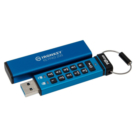Kingston Flash Disk IronKey 16GB Keypad 200 encrypted USB flash drive