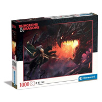 Clementoni Puzzle Dungeons & Dragons - Boj s drakem 1000 dílků - Clementoni