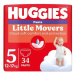 HUGGIES Little Movers Pants 5 12-17kg 34ks