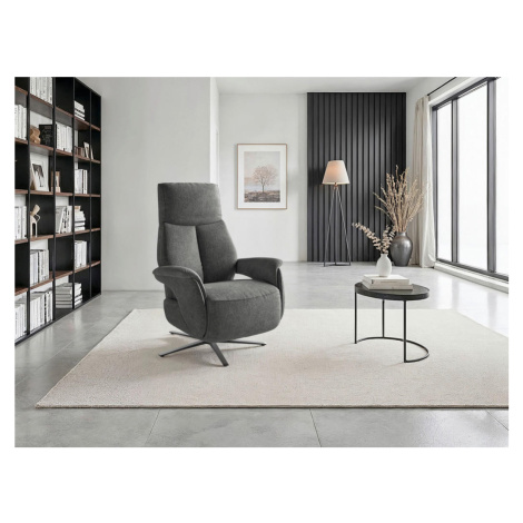 Sit & More RELAXAČNÍ KŘESLO, textil, tmavě šedá