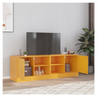 vidaXL TV skříňky 2 ks hořčicově žluté 67 x 39 x 44 cm ocel