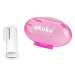 AKUKU - První zubní kartáček s pouzdrem růžový