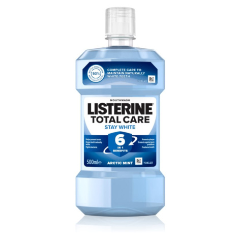 Listerine Stay White ústní voda s bělicím účinkem příchuť Arctic Mint 500 ml