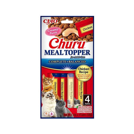 Ciao Churu Cat Meal Topper s kuřetem 4 × 14 g