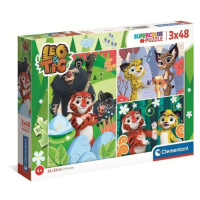 Leo Tig Puzzle 3x48 ks Clementoni