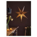 Hnědá vánoční závěsná světelná dekorace Markslöjd Glitter, délka 75 cm
