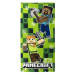 Osuška Minecraft - Alex & Steve 140 x 70 cm