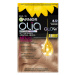 Garnier Olia Glow permanentní barva na vlasy 8.12 Duhová blond, 60g+60g+54ml