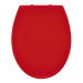 Ridder 02101106 MIAMI WC sedátko, soft close, PP termoplast - červená 44,3 × 37 cm