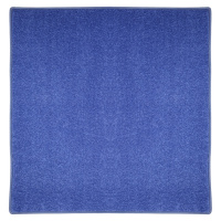 Vopi koberce Kusový koberec Eton modrý 82 čtverec - 100x100 cm