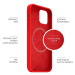 Zadní kryt FIXED MagFlow s podporou MagSafe pro Apple iPhone 14 Pro, červená