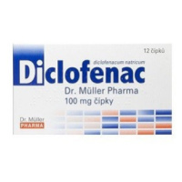 Diclofenac Dr. Müller Pharma 100mg čípek 12