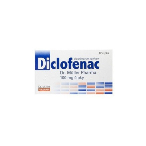 Diclofenac Dr. Müller Pharma 100mg čípek 12 Dr.Müller