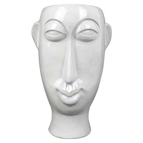 Bílá porcelánová váza PT LIVING Mask, výška 27,2 cm
