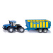 SIKU - Farmer - Traktor New Holland s přívěsem Joskin, 1:50