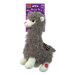 Hračka DOG FANTASY Stuffed Toy lama pískací mix barev 26 cm