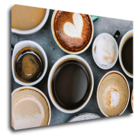 Impresi Obraz Druhy kávy - 90 x 60 cm