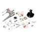 3D Puzzle Star Wars - T-65 X-Wing Starfighter, 160 dílků