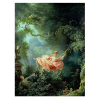 Obrazová reprodukce The Happy Accidents of the Swing, Jean-Honoré Fragonard, 30 × 40 cm