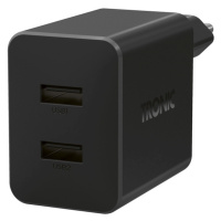 TRONIC® Duální nabíječka USB-A , 30 W (černá)