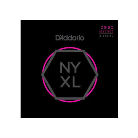 D'Addario NYXL 8-String Super Light 09-80