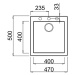 Elleci QUADRA 102 G48 Granitový dřez QUADRA 102 G48