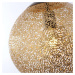 PAUL NEUHAUS Závěsné svítidlo, koule, rezavá-zlatá, průměr 30cm PN 2420-48
