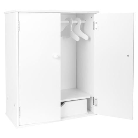 Small Foot Šatní skříň pro panenky bílá Legler