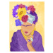 Ilustrace Frida and flowers, Raissa Oltmanns, (30 x 40 cm)