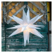 STERNTALER Dekorační hvězda venkovní, 18cípá, Ø 40 cm bílá