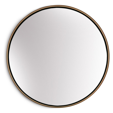 Casa Chic Fournier, nástěnné zrcadlo s kovovým rámem kulaté Ø 40 cm
