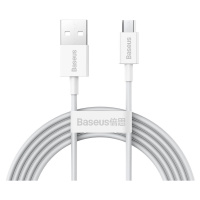 Kabel USB na micro USB Baseus Superior Series, 2A, 2 m (bílý)